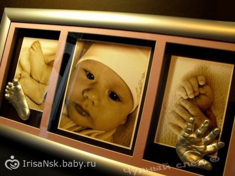 Слепки ручек и ножек своими руками мастер класс фото