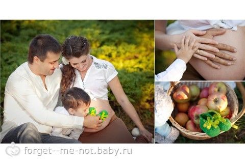 Фотосессия для беременных с мужем и ребенком фото 27