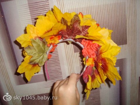 Украшение для волос к празднику осени своими руками Украшение для волос к празднику осени своими руками