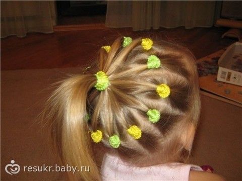 Легкая детская прическа Легкая детская прическа