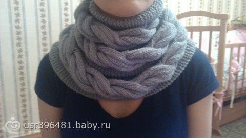 Шарф снуд схема стефания