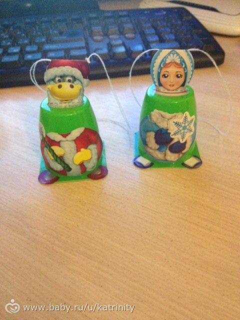 Новогодние поделки из стаканчиков растишки Новогодние поделки из стаканчиков растишки