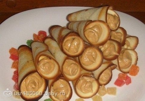 Как сделать густой крем из сгущенки для трубочек