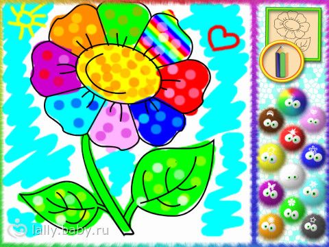 Детская раскраска ipad игра Детская раскраска ipad игра