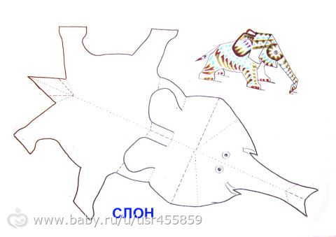 Животные из бумаги canon Животные из бумаги canon