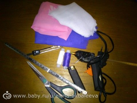 Мастер класс №10 Гвоздички из ткани