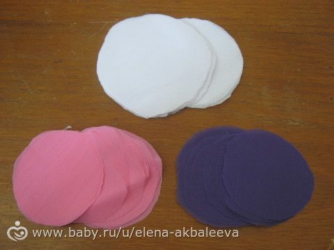 Мастер класс №10 Гвоздички из ткани
