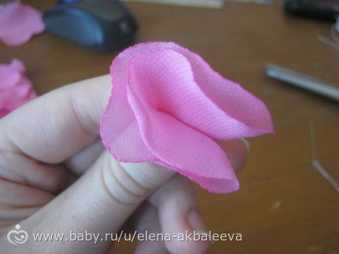 Мастер класс №10 Гвоздички из ткани