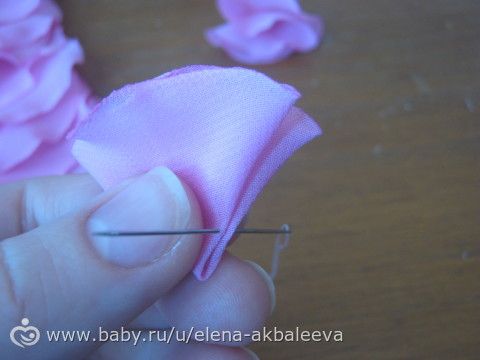 Мастер класс №10 Гвоздички из ткани