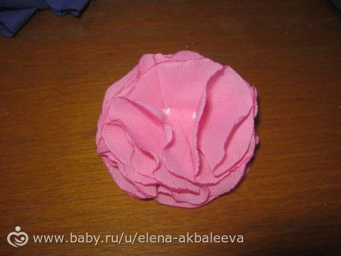 Мастер класс №10 Гвоздички из ткани