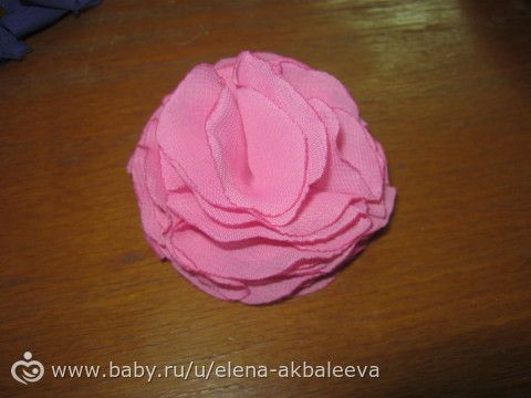 Мастер класс №10 Гвоздички из ткани