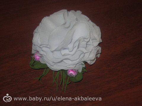 Мастер класс №10 Гвоздички из ткани