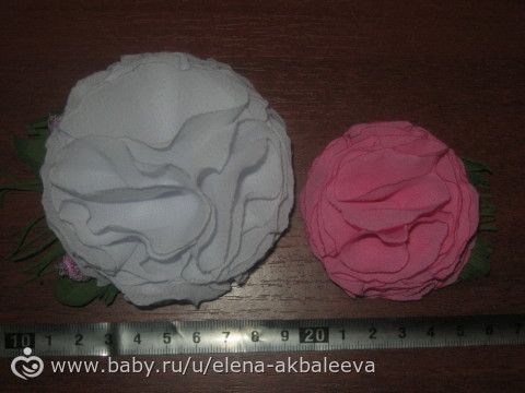 Мастер класс №10 Гвоздички из ткани