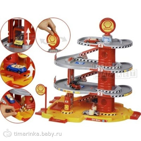 Игрушечная парковка для машин Игрушечная парковка для машин
