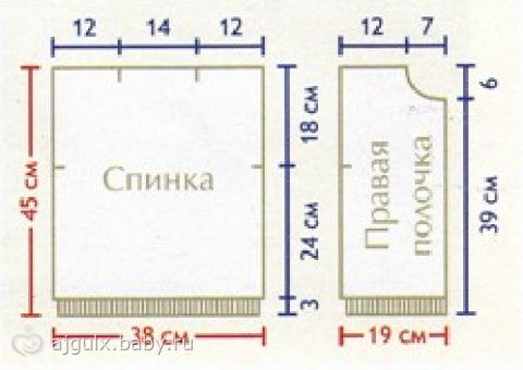 Жилет спицами для новорожденных схемы на 3 6 месяцев