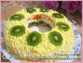 Делюсь салатом на н.г. Ооочень вкусно и красиво!