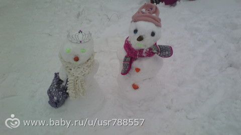 Снег и что из него получилось)