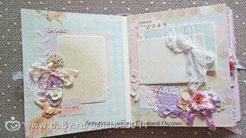 Нежный альбом для маленькой принцессы Алиночки!