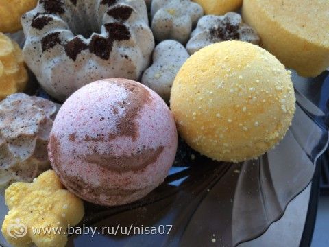 Идея подарка к 8 марта: Мастер Класс &quot;Бомбочки для ванны&quot;
