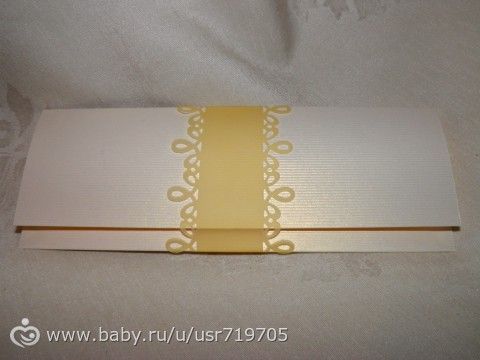 миленький конвертик для денежного подарка