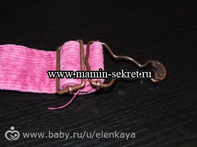Как правильно заправить лямки на комбинезоне в застежку схема вставить