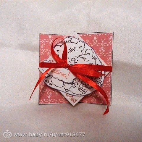Скрапбукинг. Мои первые открыточки.