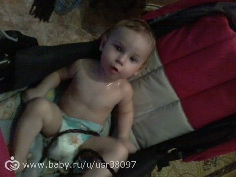 Вот так сидим в коляске)
