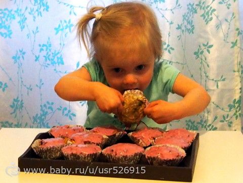 Рецепт полезных и вкусных капкейков, которые можно приготовить с ребёнком