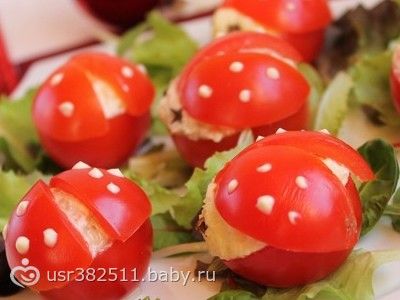 Закуска &quot;Божьи коровки&quot;