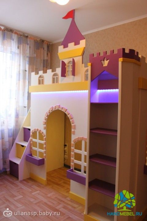 Сделать кровать домик 152