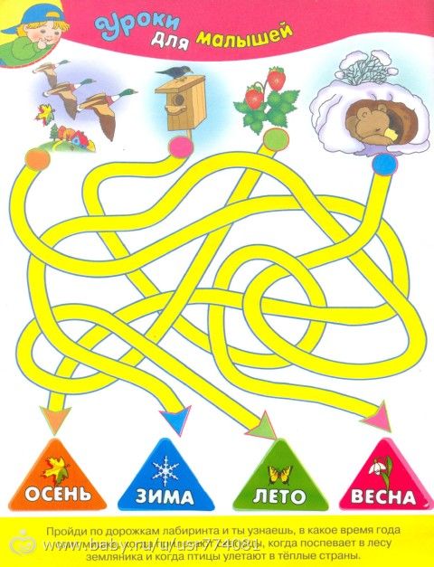 Картинки для изучения месяцев и времен года