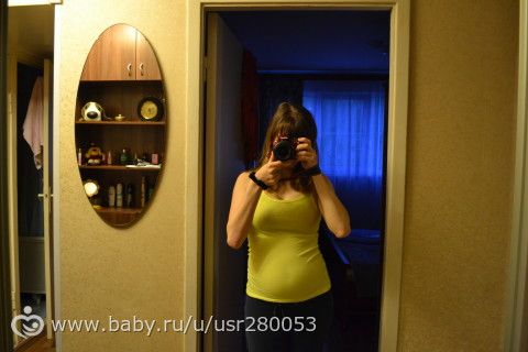 19 неделек и 2 дня)))пузик))