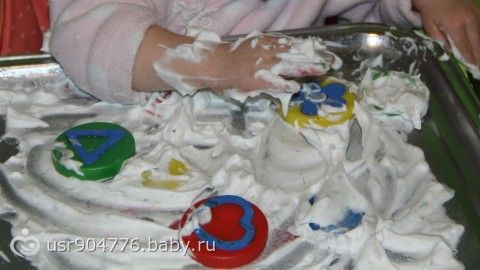 &quot;Рисование&quot; пеной для бритья ( пока папа не видит)