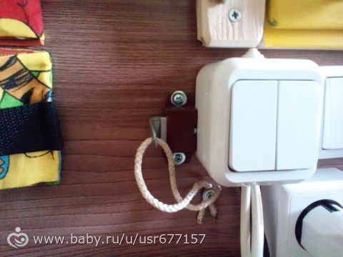Развивающая доска или бизиборд своими руками