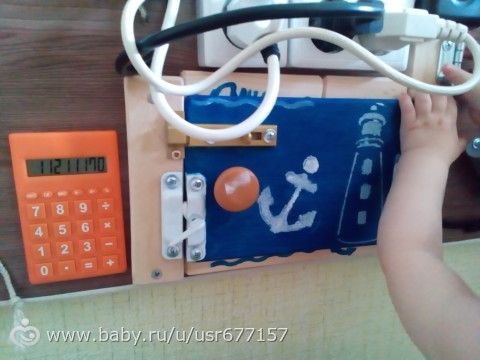 Развивающая доска или бизиборд своими руками