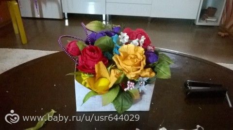 Девочки на ваш суд.букетик из конфеток.