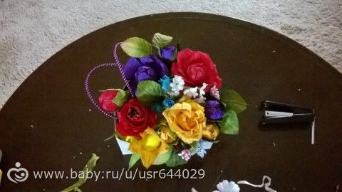 Девочки на ваш суд.букетик из конфеток.