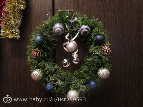 Новогодний венок №2)))