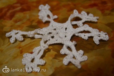 В РАМКАХ ПРЕДНОВОГОДНЕГО МАРАФОНА - Вязаные крючком снежинки к нг + схемы