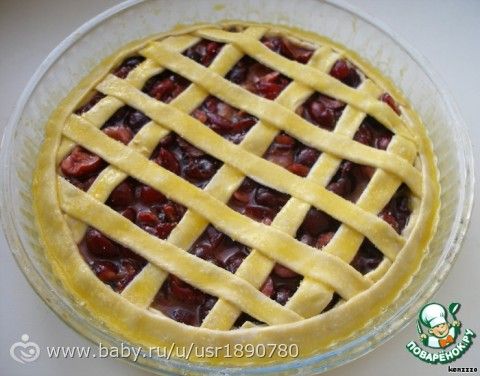 Пирог из клубники